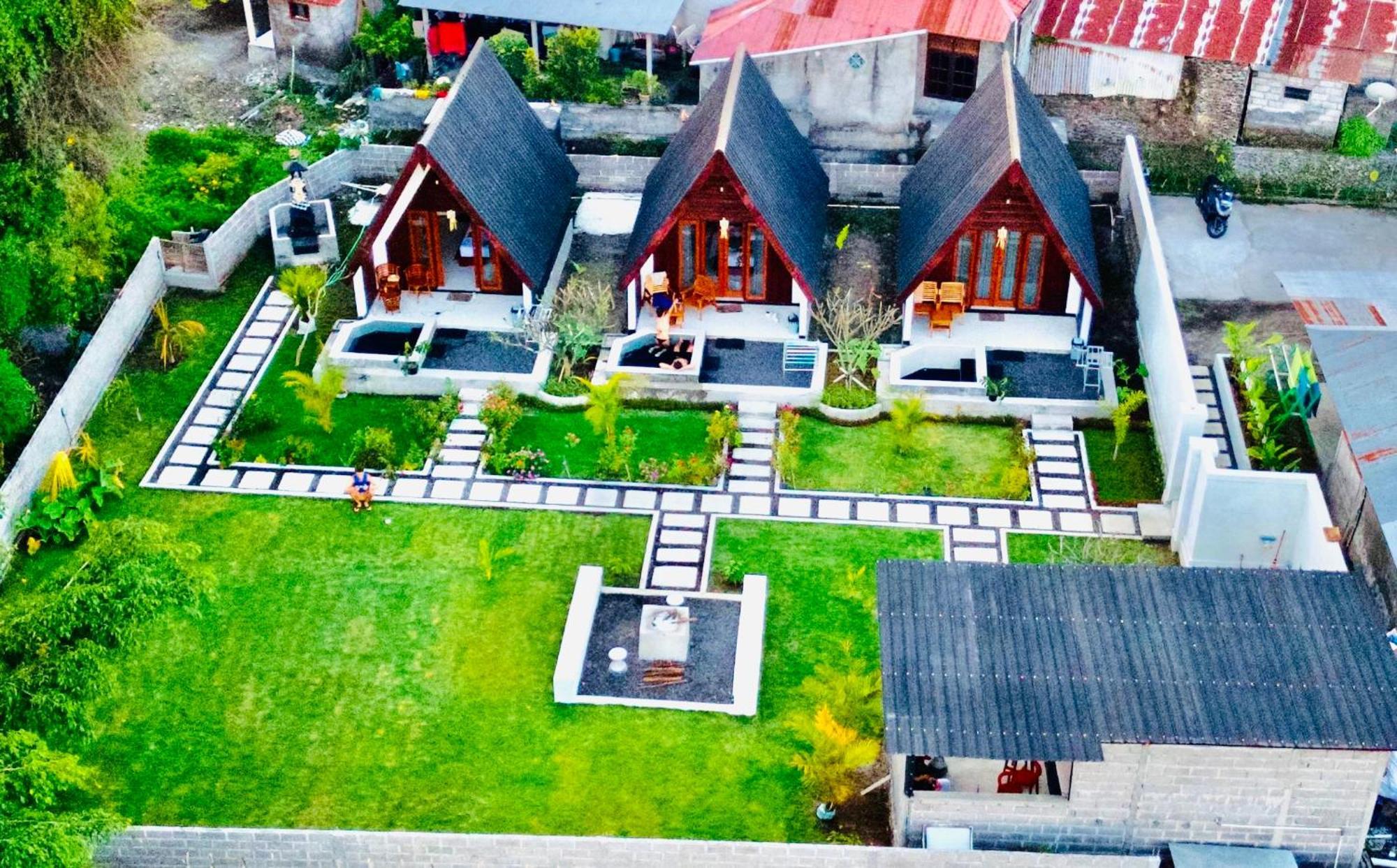 库布盼洛坎Ampik Batur With Private Hot Springs住宿加早餐旅馆 外观 照片
