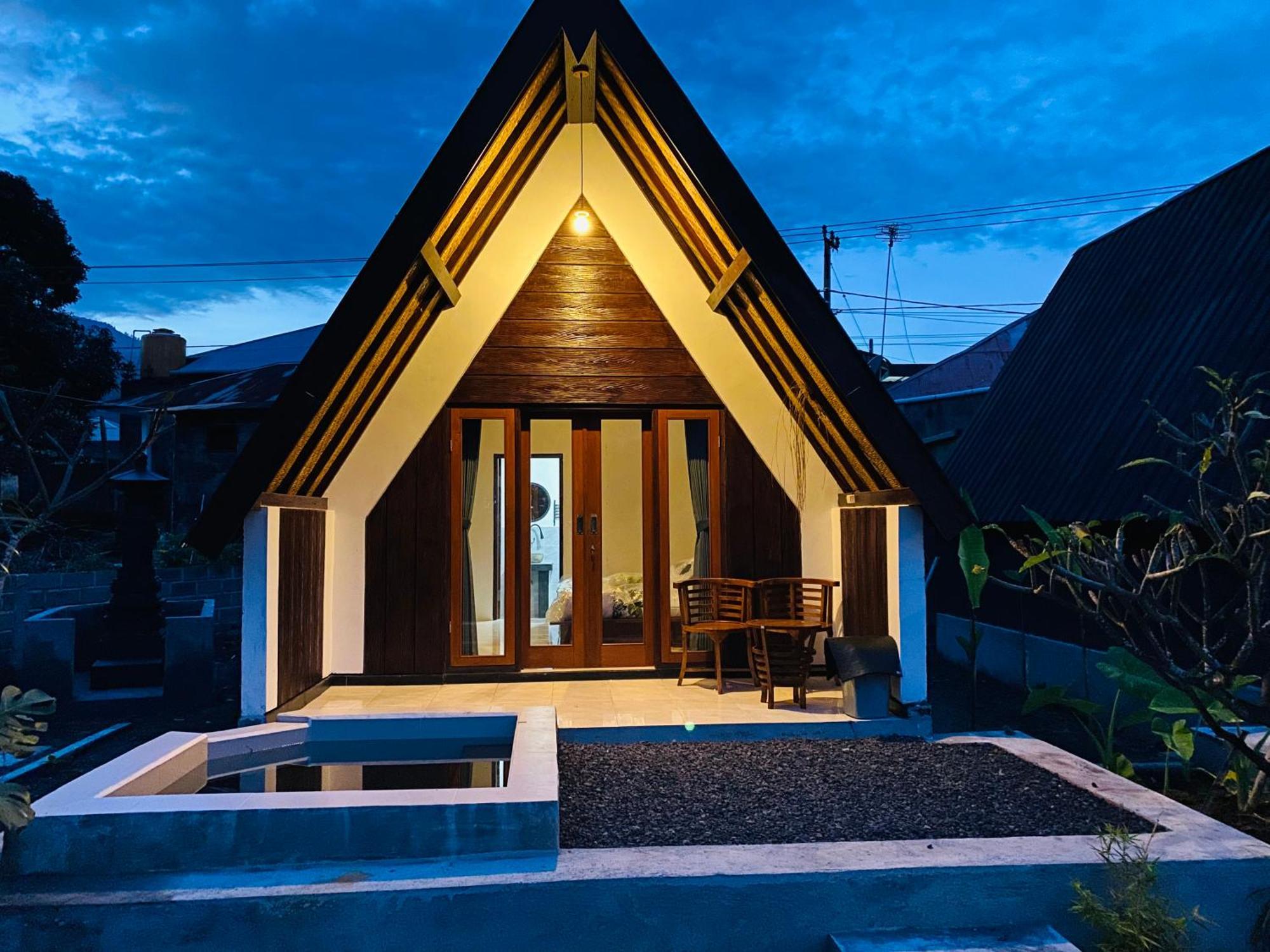 库布盼洛坎Ampik Batur With Private Hot Springs住宿加早餐旅馆 外观 照片