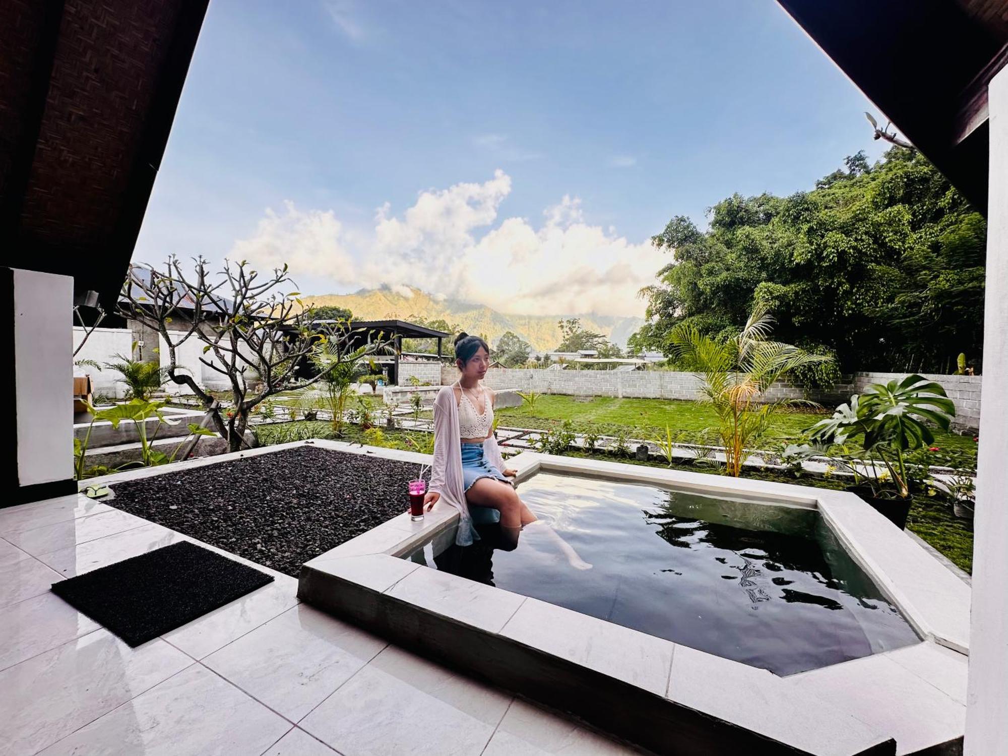 库布盼洛坎Ampik Batur With Private Hot Springs住宿加早餐旅馆 外观 照片